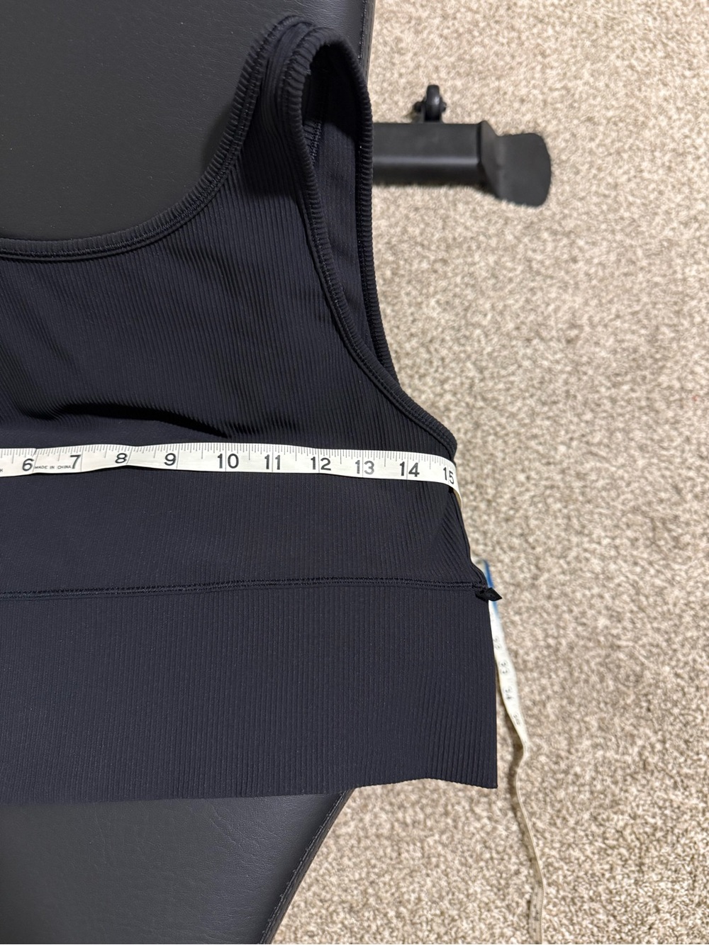 lululemon athletica Black Ribbed Power Pivot Tank - Picture 7 of 8